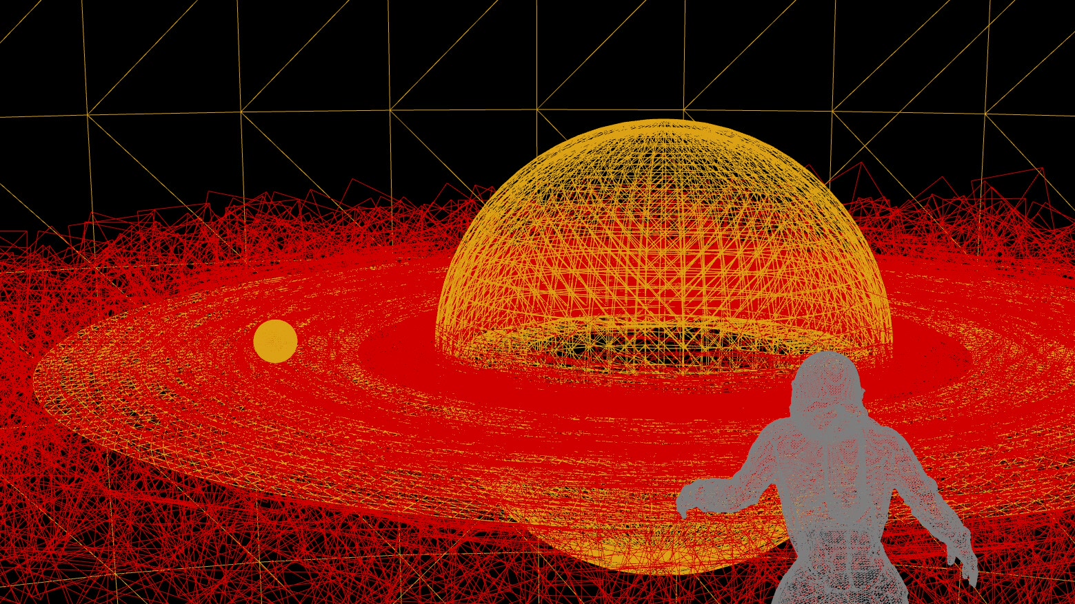Interstellar black hole scene in unreal — project image 4