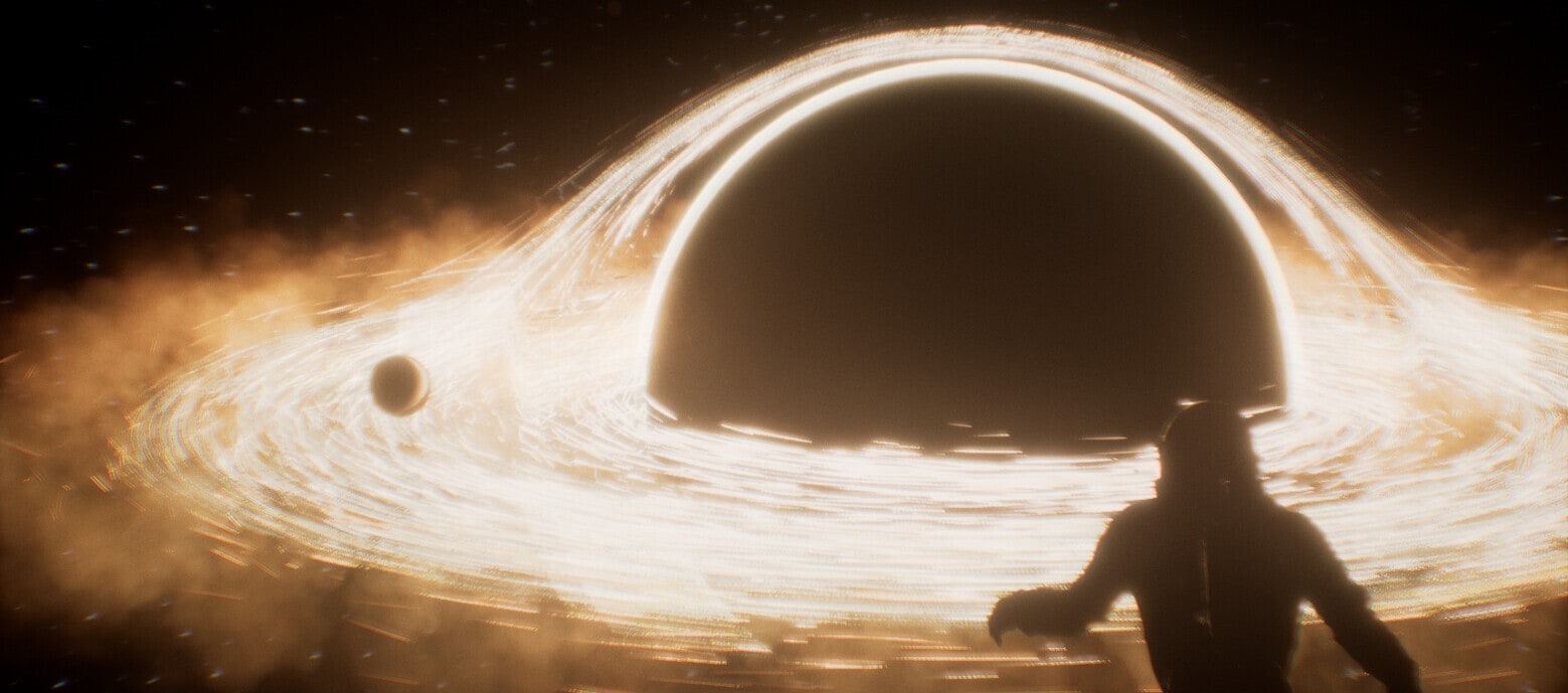 Interstellar black hole scene in unreal — project image 5