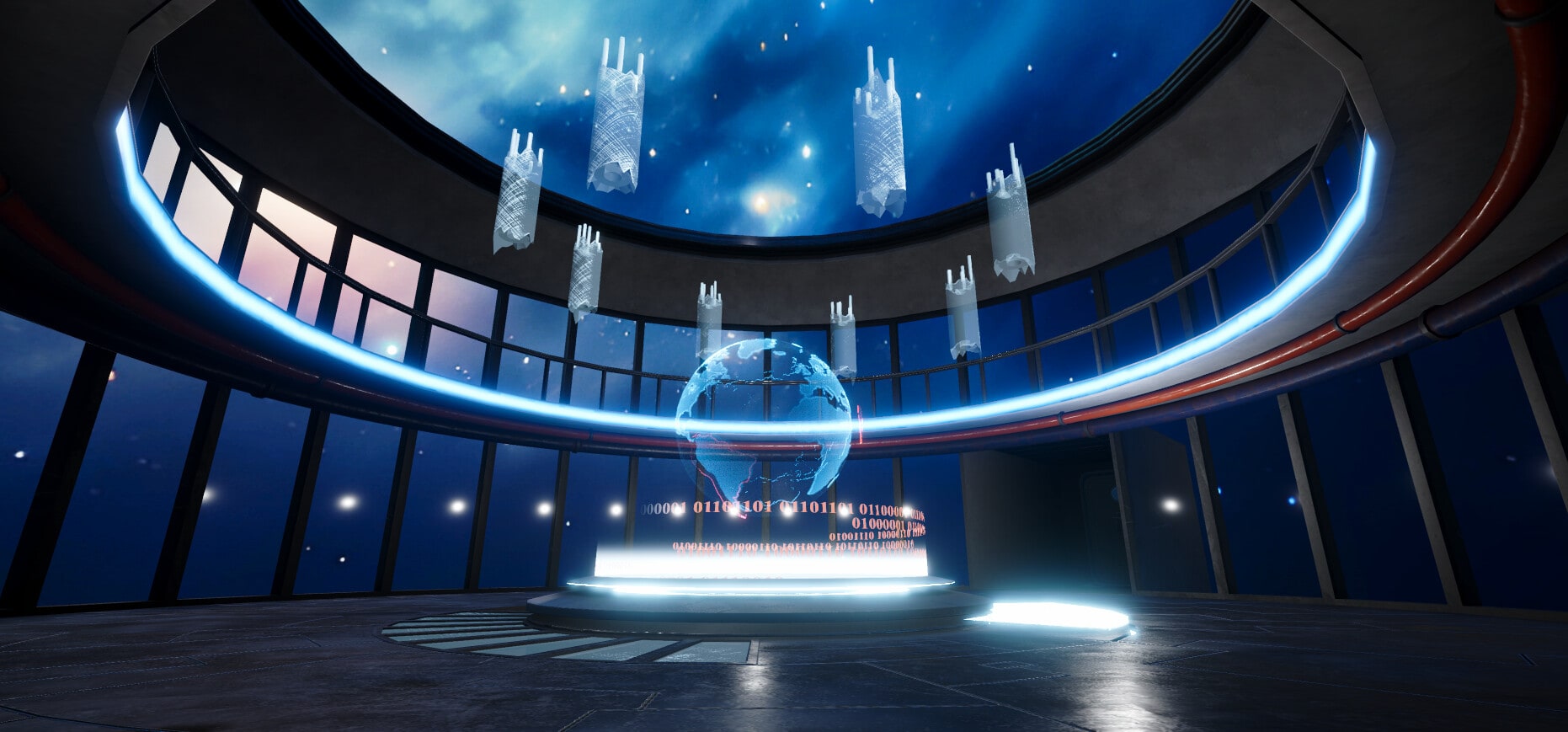 Spaceship Holograms Unity — project image 3