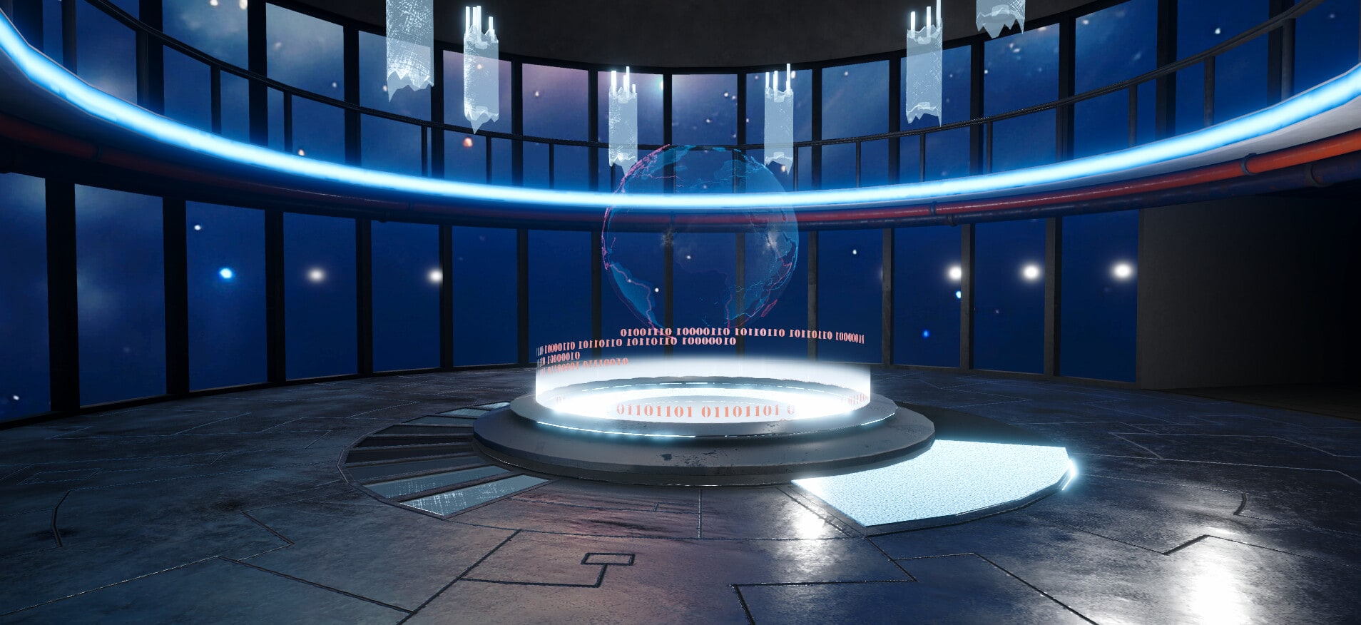 Spaceship Holograms Unity — project image 5