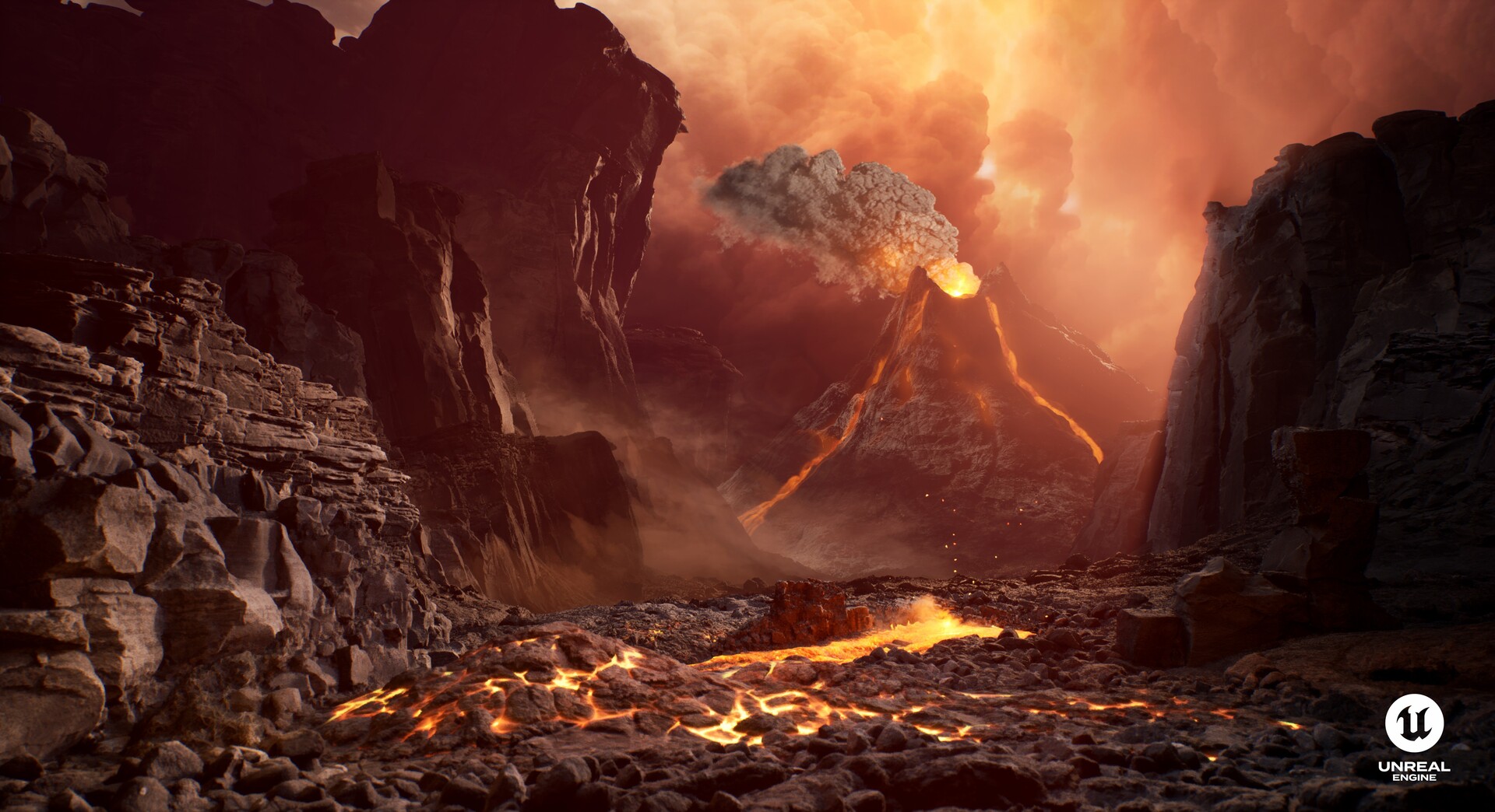 The Hell Draft, Volcano Scene | Unreal Engine 5 — project image 4